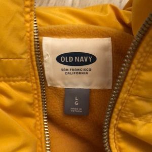 Yellow Old Navy Bubble Vest